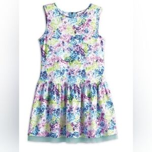 American Girl Colorful Dress With Sheer Trim Size 8 Girls